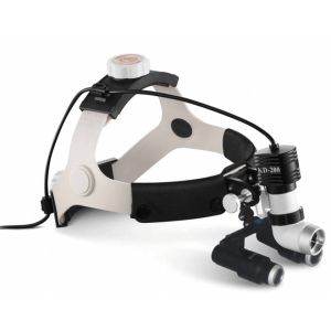 China High Brightness 18000Lux veterinary Medical LED Headlight With 5.0X Kepler Loupe on sale