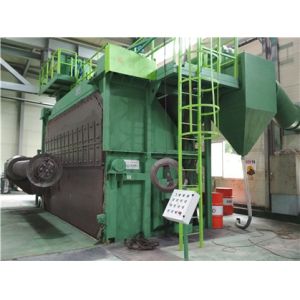 Rotation 20r/Min Wire Rod Shot Blasting Machine High Efficiency