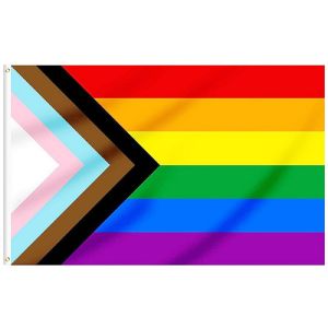 Buy cheap Digital Printing  Bisexual LGBT Flag 3x5 Ft 100d Polyester Material from wholesalers
