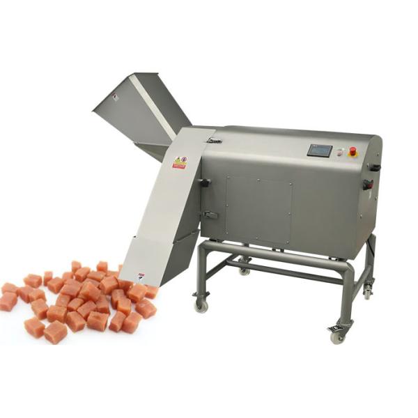 Quality 1500KG/H Electric Industrial Meat Dicer Diced Frozen Chicken Cube Cutting Machine for sale