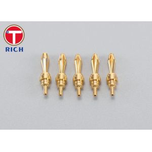 Buy cheap CNC Machining Processing Banana Plug Copper Lantern Plug Stamping Parts from wholesalers