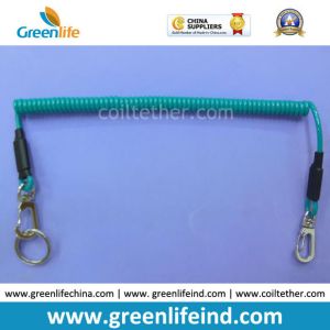 China Fashionable Wire Inside Spiral Coiled Tool Lanyard Holder Chains on sale