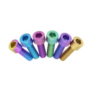 Anodizing Color Hexagon Socket Head Screws For Racing And Motorcycle