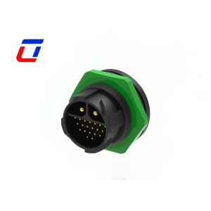 Buy cheap Signal And Power Multi Connectors M25 2+20 Pin Waterproof 300 Volt Wire To Board from wholesalers