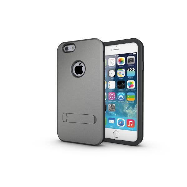 Buy cheap Case for iPhone 6/6Plus, unique design with stand,two layers, available in different color from wholesalers