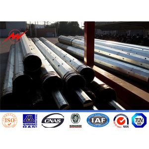 Buy cheap GR50 11.8m Steel Power Pole Electrical Utility Galvanized from wholesalers