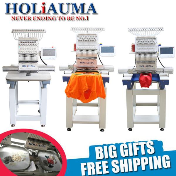 Quality Newest 1 head 15 colours barudan embroidery machine prices for sale