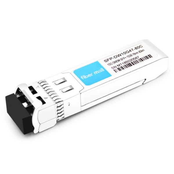Quality Cisco DWDM-SFP10G-39.76 Compatible 10G DWDM SFP+ C47 100GHz 1539.76nm 80km LC SMF DDM Transceiver Module for sale