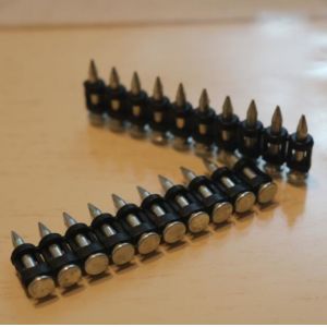 Galv Concrete Nail Pins Black Strip Gas Tool Drive Pins 16-38 Mm Length