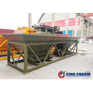 25m3 Mini Concrete Batching Plant Machine With High Weighing Accuracy