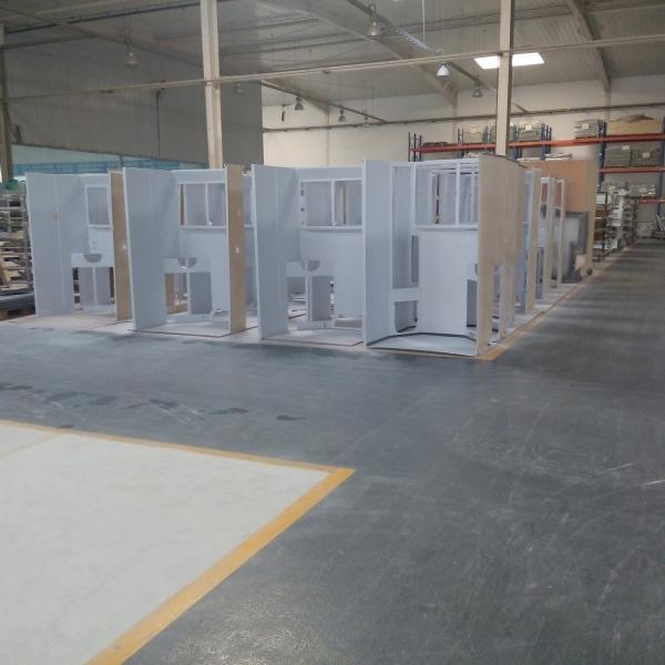 Quality Inside FRP Driver Room Operating Desk Gel Coat Easy Operate White Or Black for sale