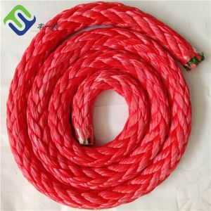 48mm 12 Strand UHMWPE Rope HMPE Rope For Ship Mooring