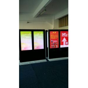 Android System LCD Digital Screen Signage Display Full HD Double Screen