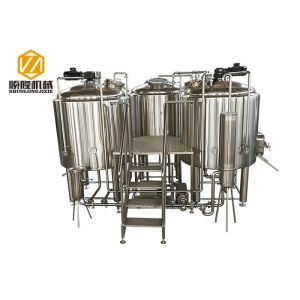 China manual control Beer Brewing Equipment 1000L microbrewery with indoor condenser on sale