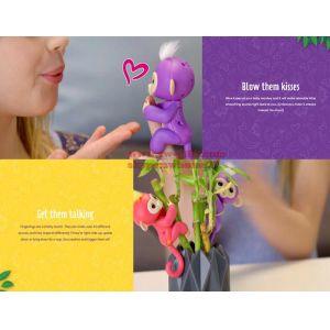 Full Function Fingerlings Interactive Baby Monkeys Toy Smart Fingers Llings