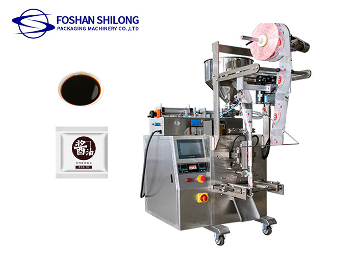 Vertical Three Side Seal 400ml Liquid Sachet Filling Packing Machine For