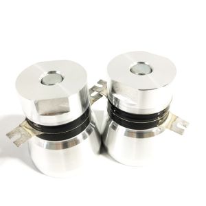 Large Amplitude Piezoelectric Transducer Ultrasound Plate Stainless Steel