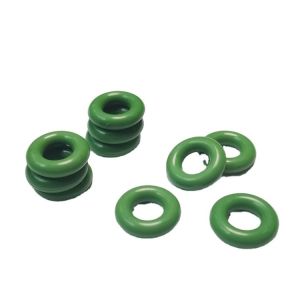 Buy cheap Custom Size Temperature Resistant Green Fluorine Rubber O-Ring for Automotive Seals from wholesalers