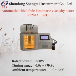 Buy cheap Automatic Ubbelohde Kinematic Viscosity Tester 1.8 KW from wholesalers