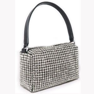 Buy cheap Rhinestone Womens Messenger Handbag 17x6x11cm from wholesalers