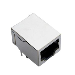 Buy cheap Integrated Magnetic RJ45 Jack , RJ45 PCB Connector Modules With Shield from wholesalers