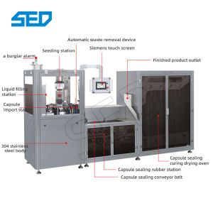 Buy cheap Medical Fish Oil Automatic Liquid Capsule Filling Machine from wholesalers