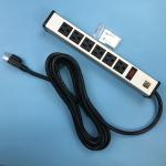 Buy cheap Aluminum Shell 6 Outlet Power Strip Overload Protection For School Office from wholesalers