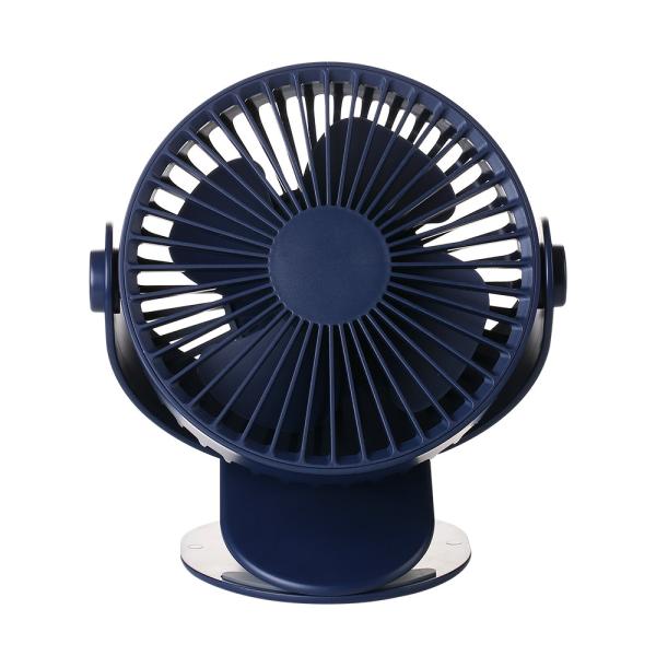 Buy cheap 5 Vane Desk Clip On Fan Mini USB Rechargeable Portable 360 Degree Rotating Fan from wholesalers