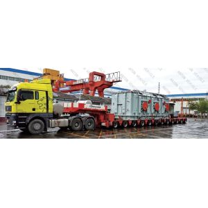 Buy cheap 500 Tons Hydraulic Flatbed Trailer With Fuwa / BPW Axle And Customization Option from wholesalers