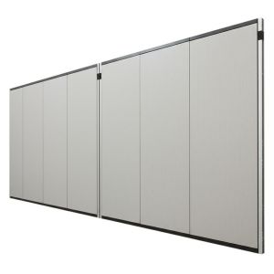 Buy cheap Movable Acoustic Partition Wall with Magnetic Seal Dupont POM Roller and 56dB Sound Insulation from wholesalers