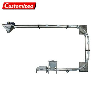 Buy cheap Custom Stainless Steel Tube Chain Conveyor for Stable Transport of Steel Drag Chain Conveyors Explosion-proof and airtight design (Suitable for Powdered Sugar) from wholesalers