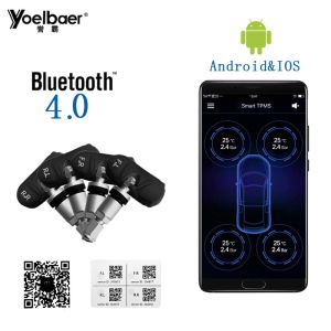 Buy cheap Android IOS Tyre Pressure Monitoring System Smart Bluetooth TPMS 4.0 APP Display BLE TPMS from wholesalers