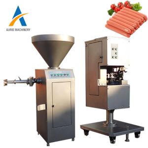 Buy cheap Ham Commercial Sausage Stuffer Machine Double Clipper Sausage Filler Machine from wholesalers