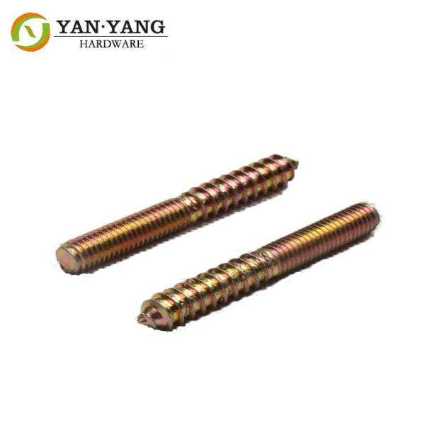 Quality High Quality iron Rattan Screw Double Thread Bolt Furniture Hardware for sale