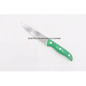 Buy cheap Embossed Pattern Stainless Steel Chopper Knife With Green PP Handle from wholesalers