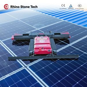Buy cheap Automatic Remote Control Solar Panel Cleaning System Crawler Robot for PV Power Dust Removal Solution from wholesalers