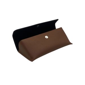 Buy cheap Handmade PU PVC Leather Spectacle Pouch For Big Glass from wholesalers