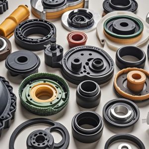 Buy cheap Custom Automobile Rubber Parts Engineered Rubber Components Flexible Rubber Molding from wholesalers