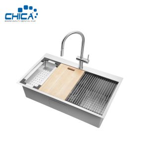 28x22x10cm Retangular SUS201 304 Stainless Steel Kitchen Sinks Handmade House