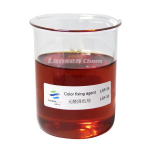China Formaldehyde Free Color Fixing Agent with LSF-01/LSF-22/LSF-36/LSF-55 Kinds and 39-41 Solid Content for Excellent Dye Fixation on sale