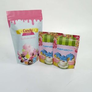 Buy cheap High Glossy Gravure Printing CMYK Snack Zipper Pouches from wholesalers