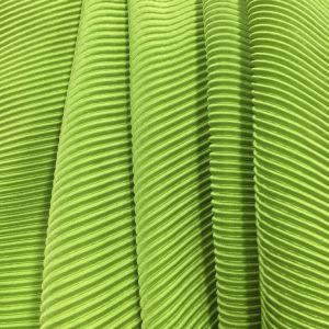 Buy cheap Supple Stretch Plisse 100% Polyester Pleated Fabric Stripe Fluid 200g from wholesalers