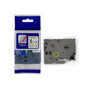Buy cheap Plastic P Touch 12mm Wide Brother Printer Tape Cassette TZ-211 Black And White from wholesalers