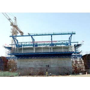 Buy cheap Blue Recyclable Cantilever Form Traveller Q235 Steel Surface Painting from wholesalers