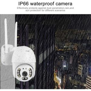 Camera HD 1080P Outdoor Wireless Wi-Fi IP Camera Two Way Audio Auto Tracking