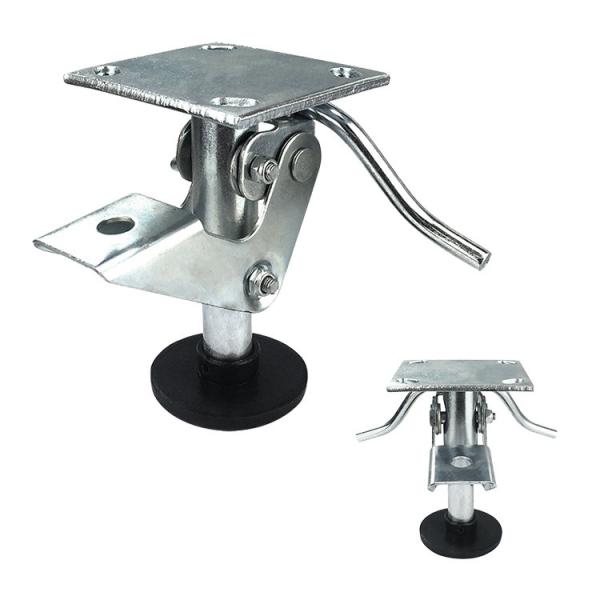 Buy cheap 660lbs Loading Floor Locks For Carts , 5" Steel Floor Lock Casters from wholesalers