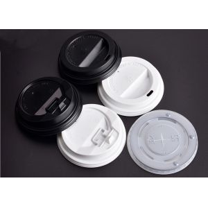 Buy cheap PP Plastic Paper Cups Lids Biodegradable With Dome / Flat Shapes product