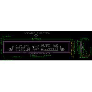 Buy cheap Customized PIN Connector Vehicle HTN Lcd Seven Segment Display from wholesalers