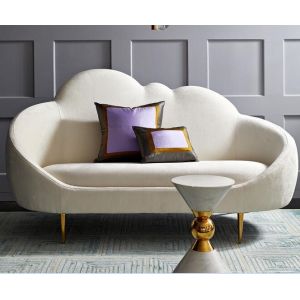 Buy cheap New design upholstery event sofa high quality shape back sofa with vevlet fabric product