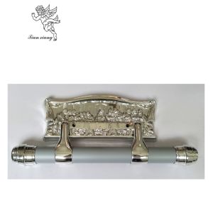 Buy cheap High Polished Silver Swing Coffin Handle With Plastic Panel Covered from wholesalers